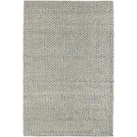 Kayoom Teppich "Attic 590", beige (elfenbein), B:120cm H:18mm L:170cm, Wolle, Teppiche, Teppich, Kurzflor, Scandic Optik, Wolle mit Viskose, Wohnzimmer