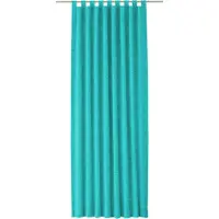 Wirth Vorhang "Trondheim 328 g/m2" Gr. 8, blau (türkis), B:172cm H:160cm, Chenille, Polyacryl, Gardinen, Vorhang