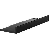 Keuco REVA Duschablage, abnehmbar, 12858370000, Farbe: Schwarz Matt