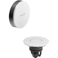 Hansgrohe Flexaplus Fertigset Ablauf- und Überlaufgarnitur, 58187340, Farbe: Brushed Black Chrome