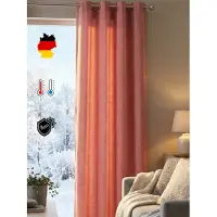 Wirth Vorhang "Trondheim B" Gr. 1, rosa, B:131cm H:145cm, Chenille, Polyacryl, Gardinen, Vorhang