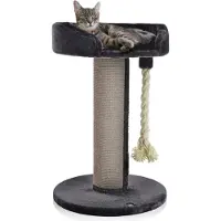 Canadian Cat Company CanadianCat Ontario, Katzenkratzbaum, Freistehend, Grau, Plüsch, Sisal, 20 cm