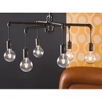 LUCE Design Armarcord Pendelleuchte 6fach E27 Rostfarbig Antik