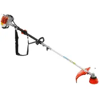 OEM Gasbetriebener Rasentrimmer, Einzylinder-Motor, Ideal für die Rasenpflege, Orange, Professionelle Rasenmäher