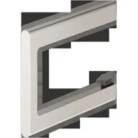 Keuco EDITION 400, Toilettenpapierhalter, schwenkbar, 11562050000, Farbe: Nickel gebürstet