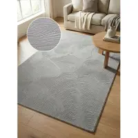 Calvin Klein Teppich HOME "Essential, Designerteppich, Wellendesign", grau, B:100cm H:7mm L:200cm, Kunstfaser, Teppiche, Teppich, modern, elegantes Muster, Wohnzimmer, Schlafzimmer, Esszimmer
