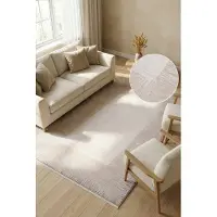 Calvin Klein home Teppich "Passages, mit Fransen, Designerteppich" rechteckig 5 mm Höhe Rahmen, meliert, Wohnzimmer, Schlafzimmer, Esszimmer