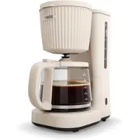 Princess 246048, Filterkaffeemaschine, 1,5 l, Gemahlener Kaffee, 1000 W, Elfenbein