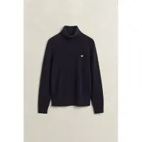 Gant für Damen. 4802419 Rollkragenpullover marineblau (XL), Lässig, Wolle, Klassisch, Langarm
