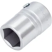 Hazet Steckschlüsseleinsatz 1000, 3/4 Zoll, SW 24 mm, Länge 52 mm, CV-Stahl, verchromt, DIN 3124/ISO 2725-1