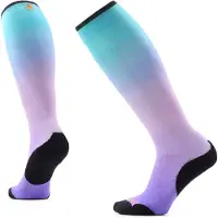 Smartwool - Women's Ski Targeted Cushion Ombre Print - Skisocken Gr 34-37 lila