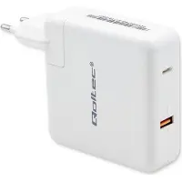 Qoltec 51710, Drinnen, AC, 20 V, 1,8 A, Weiß