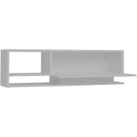 Skye Decor , Damla, Fernsehtisch, Weiß, 100 % MELAMINBESCHICHTETE SPANPLATTEN, 120 x 31,8 x 35 cm