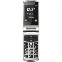 Beafon SL645, Klapphandy, Single SIM, 7,11 cm (2.8"), 3 MP, 1000 mAh, Schwarz, Silber
