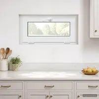 Syfax Kellerfenster Innenseite Farbe Weiß RISOR 75 x 45 cm