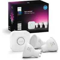 Philips Hue White & Color Ambiance Starter-set: 3 Smarte Spots Gu10