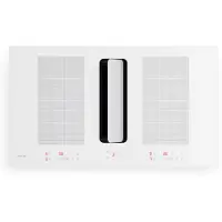 Klarstein ChefFusion Induktionskochfeld mit Dunstabzug 90 cm – 4 Kochzonen, 7200 W, 504,3 m³/h, Flex-Zonen, Umluftbetrieb und Abluftbetrieb