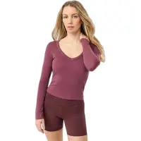 Mandala Langarmkurz-T-Shirt mit V Ausschnitt für Frauen
