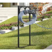 Merkloos Omgoods – Freistehende Gartenschlauchhalterung – Robuste Metallstativ für Gartenschläuche bis 45,7 Meter Länge