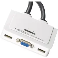 EFB Elektronik EFB 2-Port KVM VGA-USB-Audio mit Kabelsätzen 2x0.9 m