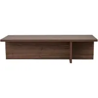 Skye Decor , Harbor - Walnut, Couchtisch, Nussbaum, 100 % Melaminplatte, 120 x 45 x 30 cm