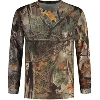 Stealth Gear Langarm T-Shirt Polyester Camo Forest Print XXL