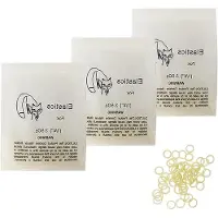 Markenlos Multifunktionale orthopädische Gummibänder 300 Stück - 1/4 Zoll orthodontische Zahnriemen