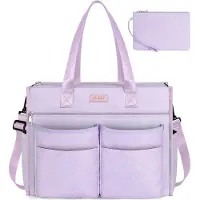 Merkloos Große Wasserdichte Shopper-Tasche Mit 18 Fächern und Laptopfach