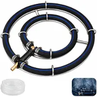 Merkloos Solidchoice – Doppeltes Ringsystem für Teichbelüfter mit 5 Metern Schlauch, geeignet für Gartenteiche und Fischteiche