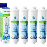 Dripio 4er-Pack Wasserfilter für Kühlschrank, universell, kompatibel mit vielen Marken