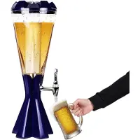 OEM Bierzuil 3,0 l mit Zapfhahn, LED-Beleuchtung, lila