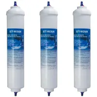 Dripio 3x K3 1 Mikron Kohleblock Inline Kühlschrankfilter