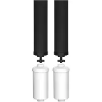 Dripio Wasserfilter-Set 4 Stück, schwarz, für Schwerkraftsysteme