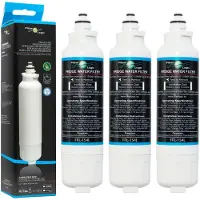 Dripio 3x Wasserfilter für LG LT800P, ADQ736134
