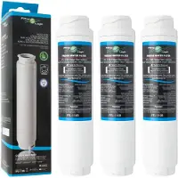 Dripio 3er-Pack Wasserfilter für Side-by-Side Kühlschränke, kompatibel mit UltraClarity