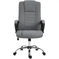 StarTech.com Chefsessel Bürostuhl - Ergonomischer Drehstuhl - Gepolstert - Verstellbare Sitzhöhe und Wippmechanik - Kunststoffgestell