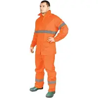 Merkloos Omgoods - Komplettes Regen-Set von Kpl-Rainer_Pxxl - Größe XXL - Wasserdicht und reflektierend