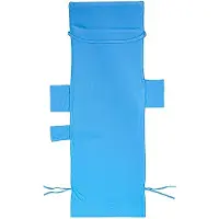 Merkloos Solidchoice Strandstuhlbezug 210x75 cm - Strandtuch - Liegestuhlbezug - Schnell trocknend - Leicht - Rutschfester, elastischer Gummiband