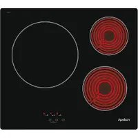 OEM Keramische Kookplaat, 3 Kookzones, Touch, 5,4 kW, Zwart