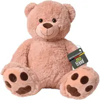 Merkloos XXL-Teddybär, 100 cm groß, in braunem Plüsch