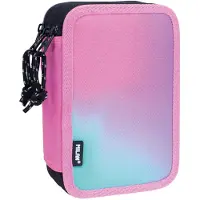 Merkloos Stiftekontainer mit 3 Fächern, Rosa