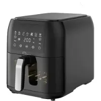 OEM Heißluftfritteuse 8L, 1700W, ohne PFAS, 7 Programme, schwarz