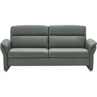 Die Planbar 3-Sitzer "PN-EM16031, Breite 216 cm", grün (torro opal), B:216cm H:96cm T:92cm, Sofas, 3-Sitzer, Echtleder mit Federkernpolsterung, wahlweise mit Armteilverstellung