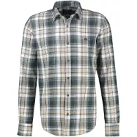 Lerros Karohemd "Klassisches Karohemd aus reiner Baumwolle mit Waffelstruktur", Herren, Gr. XXL, Normalgrößen, grün (cedar grün), 100% Baumwolle, Hemden Karohemd