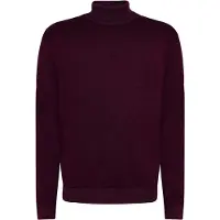 Pierre Cardin Strickpullover "Pullover", Herren, Gr. XL, rot (winetasting), Obermaterial: 54% Wolle WO. 46% Baumwolle CO., uni, regular fit, Pullover Strickpullover, im unifarbenen Stil