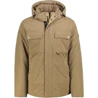 Lerros Outdoorjacke "Funktionsjacke aus wind und wasserabweisendem Kordgewebe", Herren, Gr. XL, beige (oak beige), 100% Polyester, Jacken Outdoorjacke