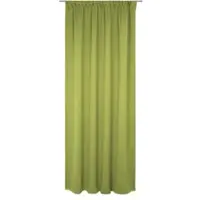 Wirth Vorhang "Newbury", grün, B:130cm H:195cm, Baumwolle, Polyester, Gardinen, Vorhang, nach Maß