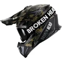 Broken Head Crosshelm Squadron Sand Titan+ MX-Brille Struggler Schwarz M (57-58 cm)