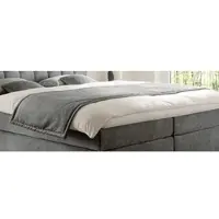 Hapo Tagesdecke "NEYLA, mit beidseitigem Stoff, in diversen Farben & Größen erhältlich", grau (anthrazit), B:160cm L:70cm, Polyester, Tagesdecken, Tagesdecke, beidseitig Stoff mit Vließwatte versteppt