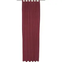 Wirth Vorhang "Trondheim B", rot, B:132cm H:265cm, Polyacryl, Gardinen, Vorhang, nach Maß